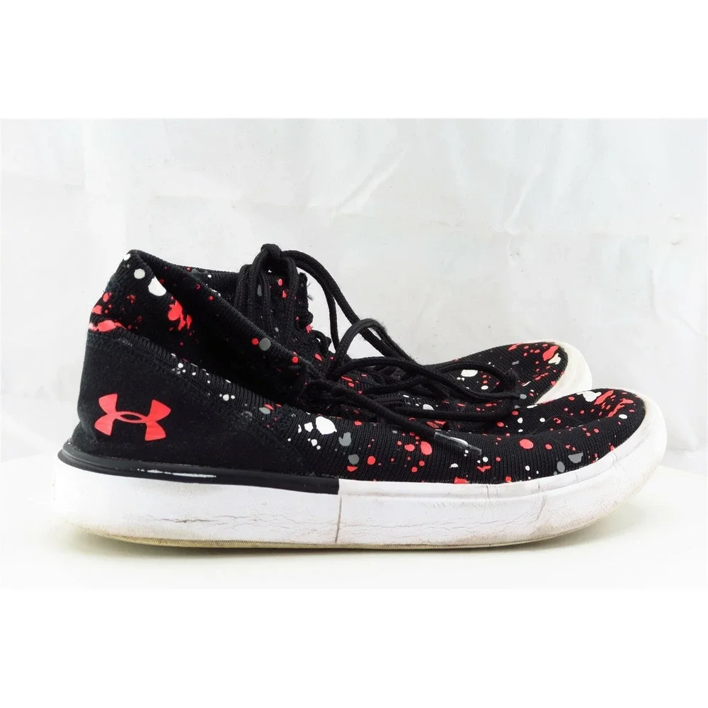 Under Armour Youth Boys Shoes Sz 5 M‎ Black Fabric Running